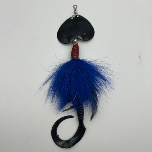 650 royal blue bucktail handmade