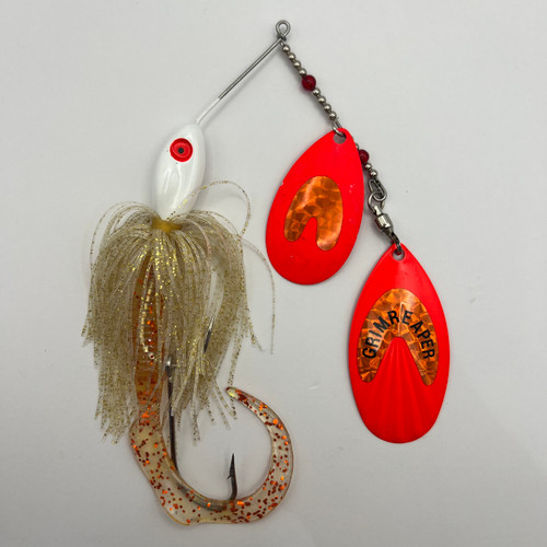 Big cat special gold and copper red yellow spinner bait lure bait Big cat special gold and copper red yellow spinner bait lure bait