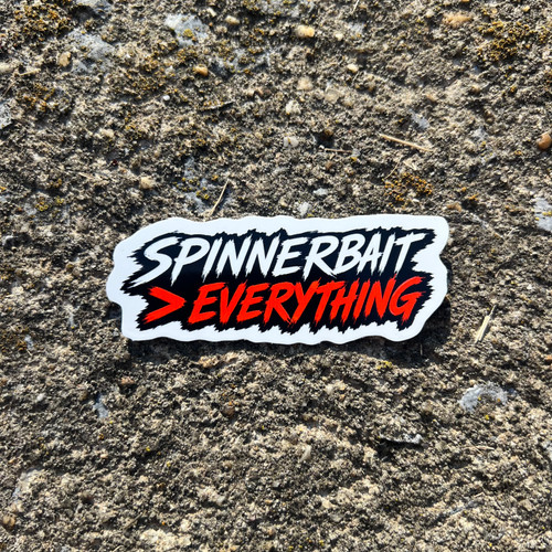 Spinnerbait > Everything Decal | Funny Bass Fishing Vinyl Sticker
