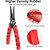 7.5 inch heavy duty fishing pliers with crimper and line cutter