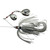 Grim Reaper Lures Mini Reaper 3/8 oz slow roll spinnerbait in 84 shad, handmade fishing lure with double Colorado blades and silicone skirt