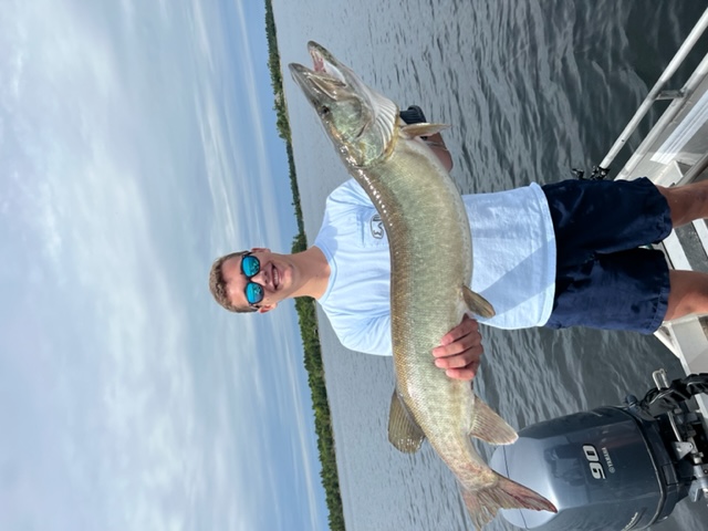 New PB 46.5 Musky on the second day of the season : r/Fishing