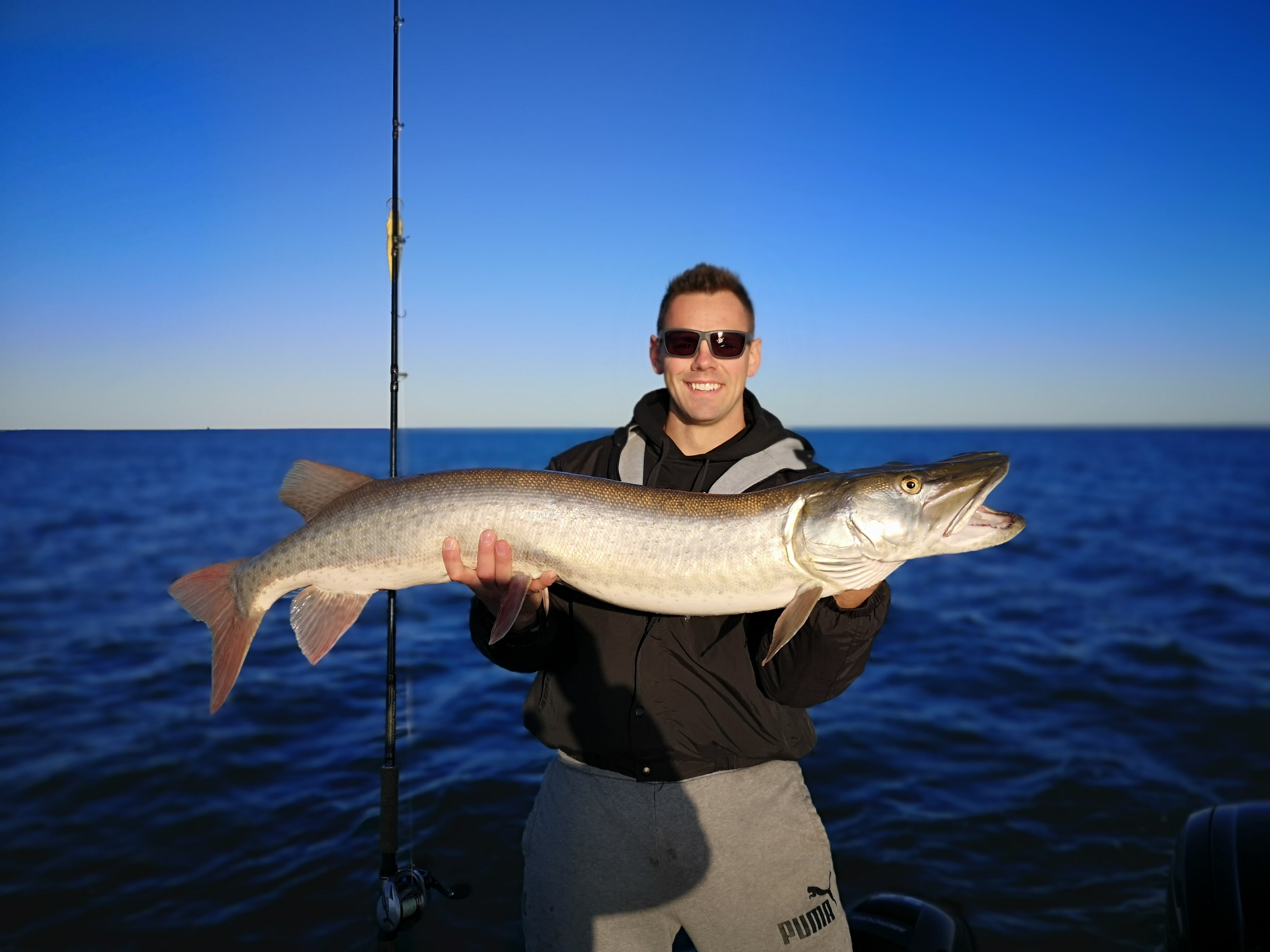 Crazy-colored walleyes, Spear hole musky, Canadian ape hangers