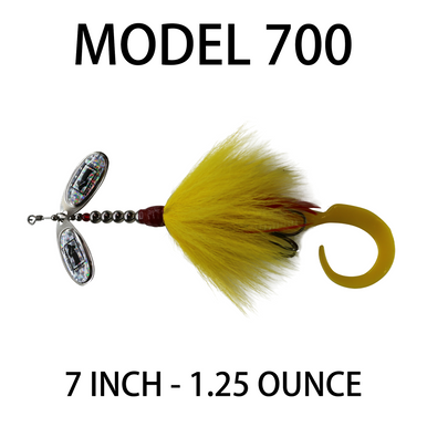 Model #0700 In-Line Double Flash Bucktail