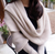 Long Sleeve Crossbody Knit Shawl