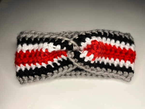 NCAA Louisville Cardinals #026 Crochet Headband with Junior Bow, One Size