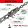 Windlass Anchor Rode 25' - 8mm Stainless Steel Chain 5/8" 3-Strand Rope