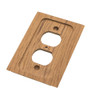 Whitecap Teak Outlet Cover\/Receptacle Plate [60170]
