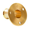 Whitecap Top-Mounted Flag Pole Socket Polished Brass - 3\/4" ID [S-5001B]