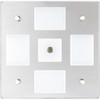 Sea-Dog Square LED Mirror Light w\/On\/Off Dimmer - White  Blue [401840-3]