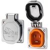 SmartPlug 30 AMP Male Inlet Cover - Stainless Steel BM30NT + SmartPlug 30 AMP SmartPlug/Twist Type Cordset - 50' C30503BM30PB