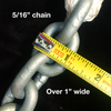 Windlass Anchor Rode 15' - 5/16" Stainless Steel Chain 9/16" 3-Strand Rope