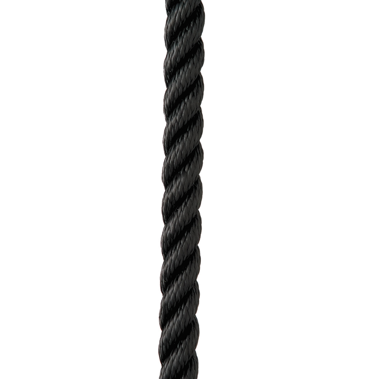 New England Ropes 3/4 X 35' Premium Nylon 3 Strand Dock Line - Black