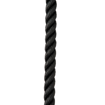 New England Ropes 1/2" X 35' Premium Nylon 3 Strand Dock Line - Black