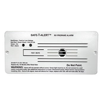 Safe-T-Alert 30 Series 12V RV Propane Alarm - White [30-442-P-WT]