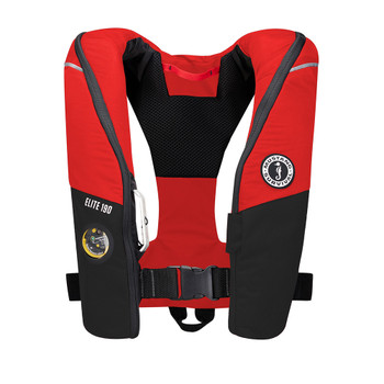 Mustang Elite 190 Offshore Inflatable PFD - Red\/Black [MD3170-123-0]