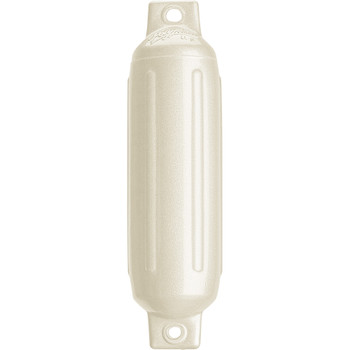 Polyform G-1 Twin Eye Fender 3.5" x 12.8" - Metallic White [G-1 METALLIC WHITE]