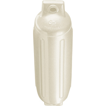 Polyform G-1 Twin Eye Fender 3.5" x 12.8" - Metallic White [G-1 METALLIC WHITE]