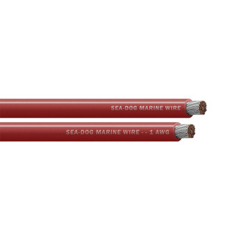Sea-Dog 1 AWG Red Battery Cable - 50' [8001021]