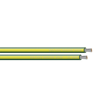 Sea-Dog 10 AWG Green\/Yellow Stripe Primary Wire - 500' [8010147]