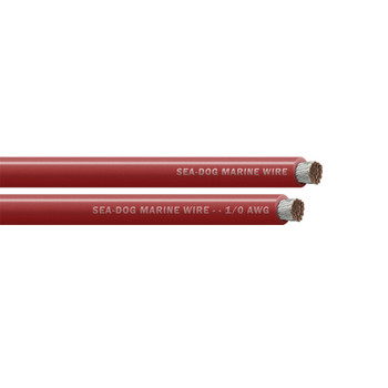 Sea-Dog 1\/0 AWG Red Battery Cable - 100' [8011022]