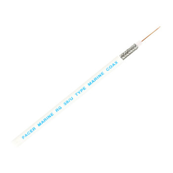 Pacer RG59UW Coax Cable - White - 150' [MRG59UW-150]
