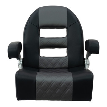Springfield Console Helm Flip-Up - Black-Grey [1042035-BLK]