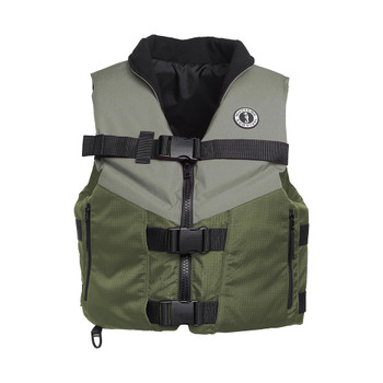 Mustang Accel Foam Vest - Green\/Grey - XL [MV4627-833-XL]