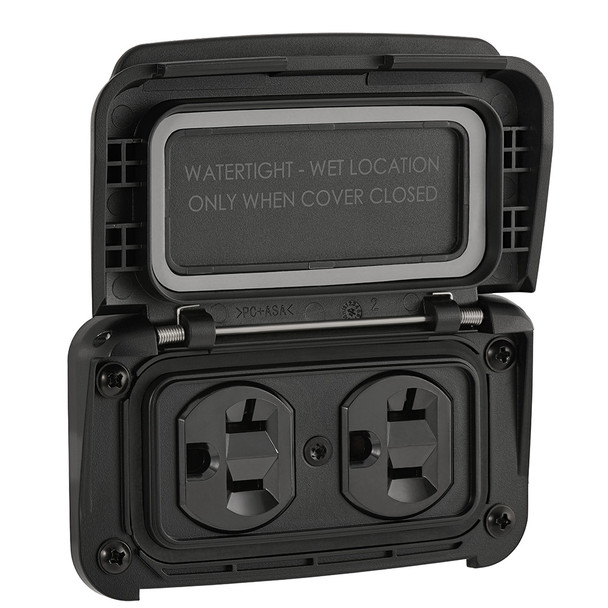 Scanstrut Ventura Series Dual AC Outlet - 125V - 20A [SC-V-P1]