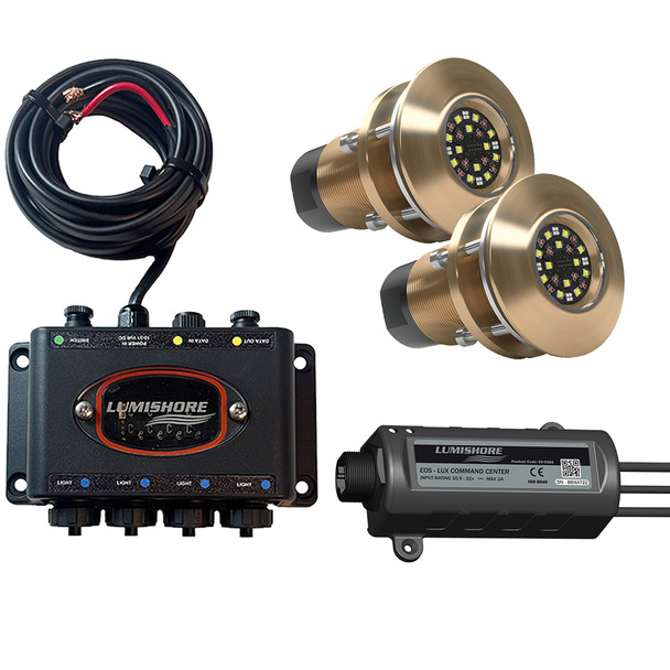Lumishore EOS TIX404 2 Lights, Hub, LUC Command Center [010-04530-00]