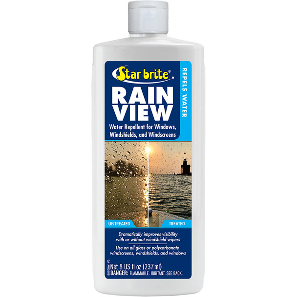 Star brite Rain View - Rain Repellent f\/Windshields  Windows - 8 oz [88708]