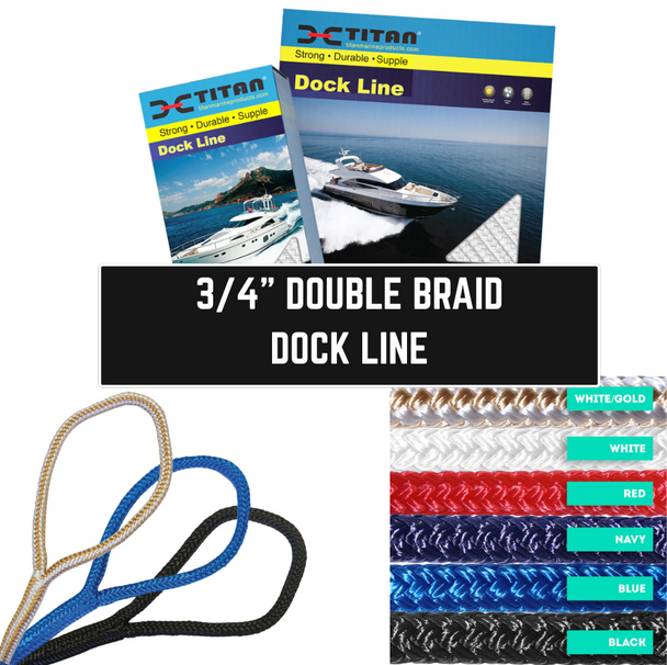 Titan Dock Line- 3/4"