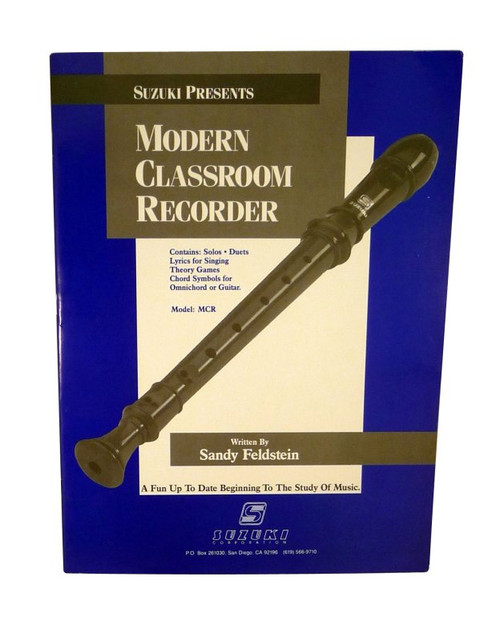 Suzuki Modern Classroom Recorder Method Book