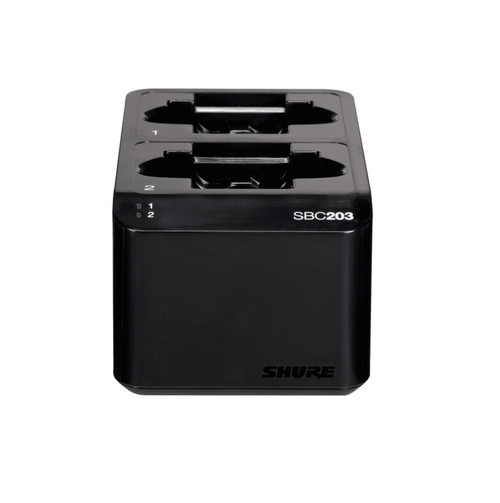 Shure SBC203-US Dual Docking Recharging Station for SB903 Lithium Ion Battery