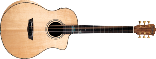Washburn Allure SC56S Bella Tono Studio Cutaway Acoustic Electric Guitar. Gloss Natural