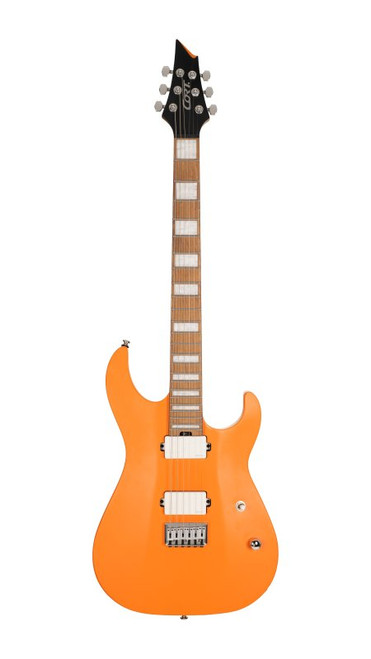 Cort KX600 Infinite Electric Guitar with Bag. Orange Crush Satin