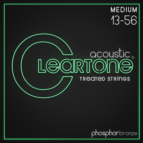 Cleartone Phosphor-Bronze Treated Acoustic Guitar Strings. Medium (13-56)