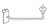 Ingles SA-701 Cymbal Arms With Locking Slatwall Plate. 12.5" Fits All Cymbals
