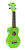 Mahalo MR1-GN Rainbow Soprano Ukulele. Green
