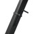 Stageline KS25Q Keyboard Stand – Adjustable Height 25.8″–38.8″ (5 Positions), Heavy-Duty Single X-Style Frame, Quick-Adjust System, 5.9 lbs – Black