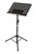 Stageline MS5 Music Stand – Adjustable Height 24.4″–44″, Large Bookplate 19.5″ x 13.6″ x 2″, Tripod Base Spread 22.8″ x 19.7″, Heavy-Duty Steel, 5.8 lbs – Black