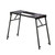 Stageline KS11 Keyboard Stand – Heavy-Duty Platform Style, Adjustable Height, Non-Slip Rubber Caps – Black