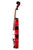 Barcus Berry BAR-AEVR Vibrato-AE Series Acoustic Electric Violin. Red Berry