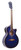 Oscar Schmidt OG10CEFTBL-A Folk Cutaway Acoustic Electric Guitar. Flame Trans Blue