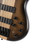 Cort C5PLUSOVMHABB Artisan Series C5 Plus OVMH 5 String Bass Guitar. Antique Brown Burst