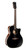 Cort GA4BTSG Essence Series ES-GA4 Auditorium Acoustic Electric Guitar. Black Top Semi Gloss
