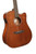 Cort EARTH60MCEOP Earth Series 60 Mahogany Dreadnought Acoustic Electric Guitar. Open Pore