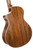 Cort CORE-MC Ovangkol Acoustic-Electric Guitar w/Gig-bag. Black Top Semi Gloss