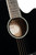 Cort Exotic Series SFX Ash Acoustic Electric Guitar. Black Finish