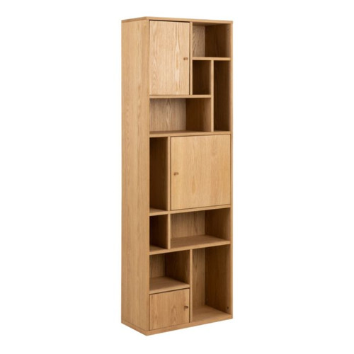 Rangoon 3 Door Bookcase in Oak Rangoon 3 Door Bookcase in Oak